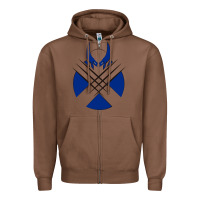 Chestnut wolverine 5 Zipper Hoodie - linhVisuals