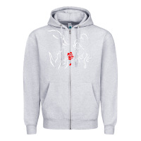 Heather Grey beauty the beast love Zipper Hoodie - linhVisuals