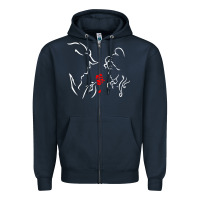 Beauty The Beast Love Zipper Hoodie | Teevron