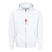 White beauty the beast love Zipper Hoodie - linhVisuals