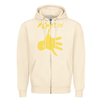 Sandshell Midnight Oil colour Zipper Hoodie - linhVisuals