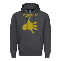 Smoke Midnight Oil colour Zipper Hoodie - linhVisuals