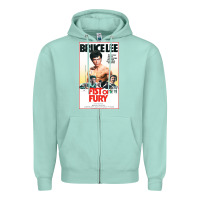 Seafoam fist of fury by bruce Zipper Hoodie - linhVisuals