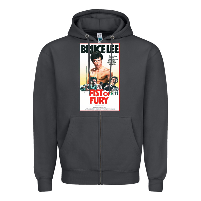 Fist Of Fury By Bruce Zipper Hoodie by linhVisuals | Teevron