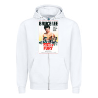White fist of fury by bruce Zipper Hoodie - linhVisuals