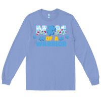 Colony Blue LIL Autism Mom Long Sleeve Tee - CowhideDigitalArt
