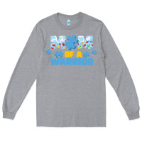 Heather Grey LIL Autism Mom Long Sleeve Tee - CowhideDigitalArt