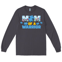 Smoke LIL Autism Mom Long Sleeve Tee - CowhideDigitalArt