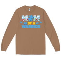 Toasted Coconut LIL Autism Mom Long Sleeve Tee - CowhideDigitalArt