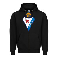Black suitable-sd-eibar-worn Zipper Hoodie - linhVisuals