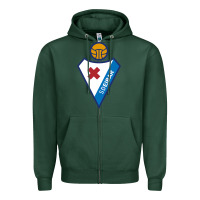 Sports Green suitable-sd-eibar-worn Zipper Hoodie - linhVisuals