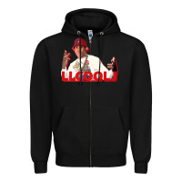 Black ll cool j Zipper Hoodie - linhVisuals