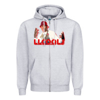 Heather Grey ll cool j Zipper Hoodie - linhVisuals