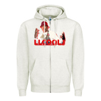 Oatmeal Heather ll cool j Zipper Hoodie - linhVisuals