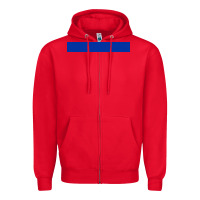 Red armenia-flag Zipper Hoodie - linhVisuals