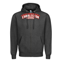 Charcoal Heather charleston cougars Zipper Hoodie - linhVisuals
