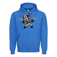 True Royal wolverine Zipper Hoodie - linhVisuals
