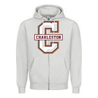 Dove Grey charleston cougars Zipper Hoodie - linhVisuals