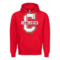 Charleston Cougars Zipper Hoodie | Teevron