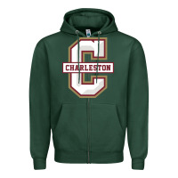 Sports Green charleston cougars Zipper Hoodie - linhVisuals