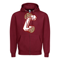 Charleston Cougars Zipper Hoodie | Teevron