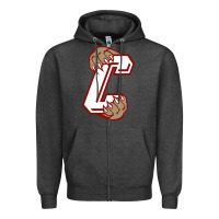 Charcoal Heather charleston cougars Zipper Hoodie - linhVisuals