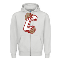 Dove Grey charleston cougars Zipper Hoodie - linhVisuals