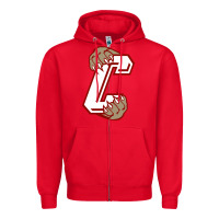 Red charleston cougars Zipper Hoodie - linhVisuals