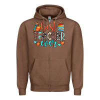 Chestnut best teacher ever Zipper Hoodie - JahusDesignShop