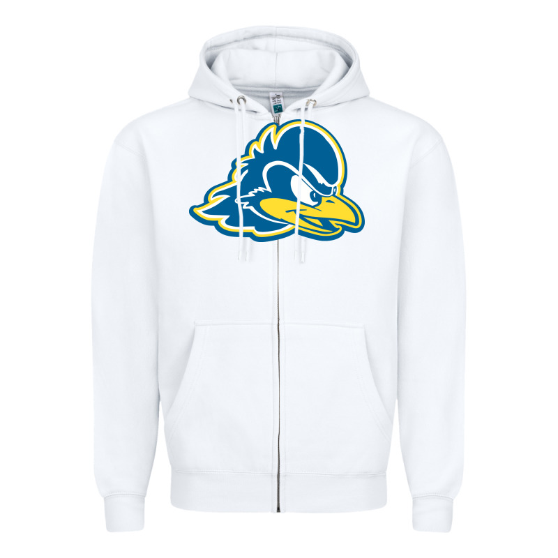 Delaware Blue Hens Zipper Hoodie by linhVisuals | Teevron