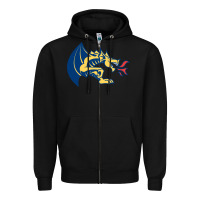 Black drexel dragons Zipper Hoodie - linhVisuals