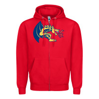 Red drexel dragons Zipper Hoodie - linhVisuals