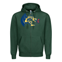 Sports Green drexel dragons Zipper Hoodie - linhVisuals