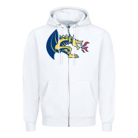 White drexel dragons Zipper Hoodie - linhVisuals
