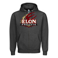 Charcoal Heather elon phoenix Zipper Hoodie - linhVisuals