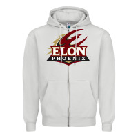 Dove Grey elon phoenix Zipper Hoodie - linhVisuals