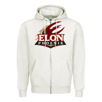Oatmeal Heather elon phoenix Zipper Hoodie - linhVisuals