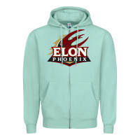 Seafoam elon phoenix Zipper Hoodie - linhVisuals