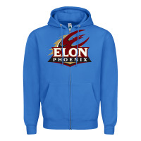 True Royal elon phoenix Zipper Hoodie - linhVisuals