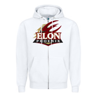 White elon phoenix Zipper Hoodie - linhVisuals