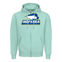 Seafoam hofstra pride Zipper Hoodie - linhVisuals