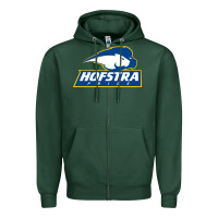 Sports Green hofstra pride Zipper Hoodie - linhVisuals