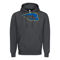 Smoke hofstra pride Zipper Hoodie - linhVisuals