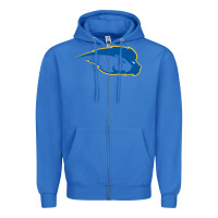 True Royal hofstra pride Zipper Hoodie - linhVisuals