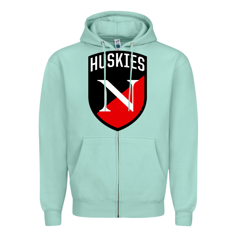 Northeastern Huskies Zipper Hoodie by linhVisuals | Teevron
