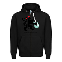 Black richard thompson (fairport convention) Zipper Hoodie - linhVisuals