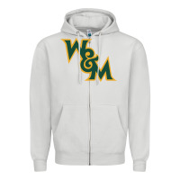 Dove Grey william & mary tribe Zipper Hoodie - linhVisuals