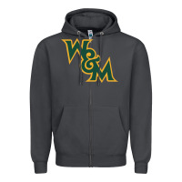 Smoke william & mary tribe Zipper Hoodie - linhVisuals