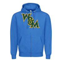 True Royal william & mary tribe Zipper Hoodie - linhVisuals