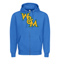 True Royal william & mary tribe Zipper Hoodie - linhVisuals